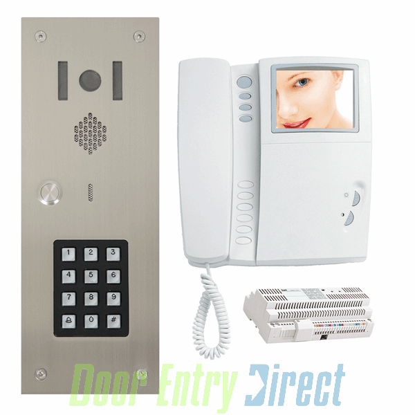 VKIT/1VRACYVC BPT       Lynea one way colour video entry kit - VR - keypad